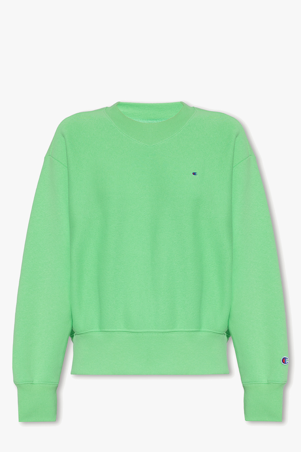 Champion sweater 2025 lime green